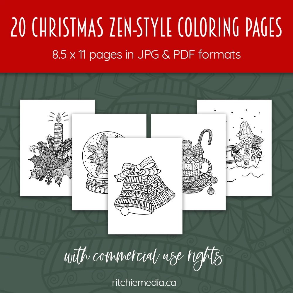 20 christmas zentstyle pages promo image copy 20 christmas zentstyle pages promo image copy